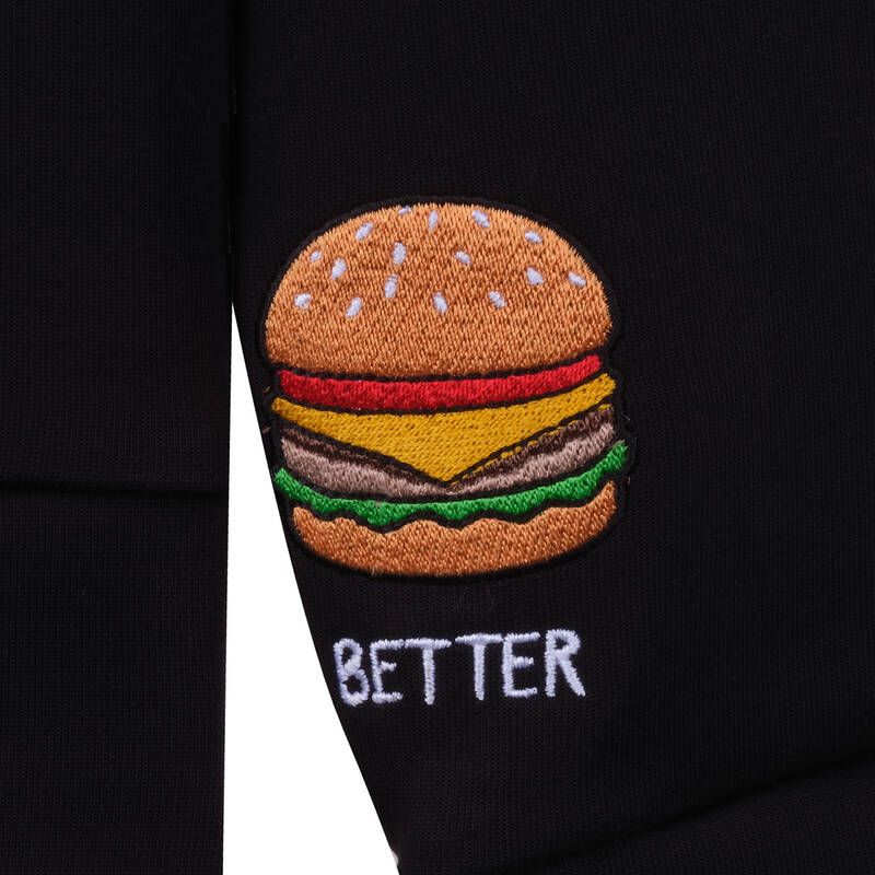 BETTER SİYAH SWEATSHIRT