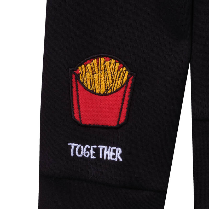 TOGETHER SİYAH SWEATSHIRT