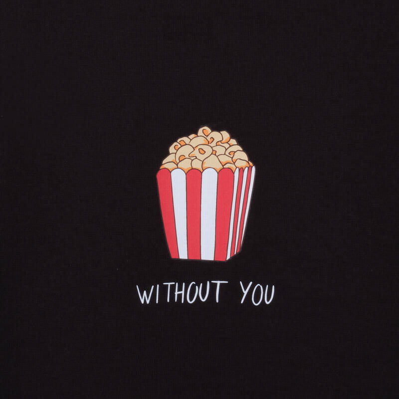 WITHOUT YOU SİYAH SWEATSHIRT